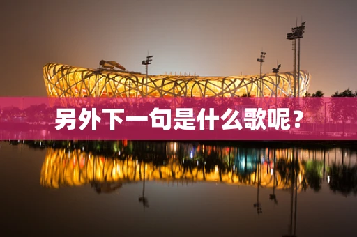 另外下一句是什么歌呢？