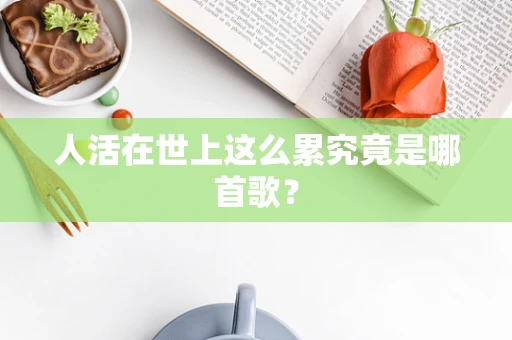 人活在世上这么累究竟是哪首歌？