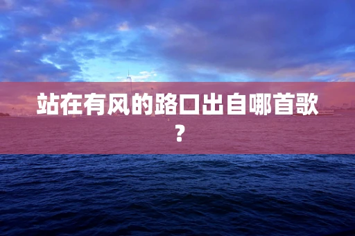 站在有风的路口出自哪首歌？