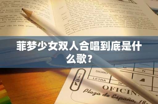 菲梦少女双人合唱到底是什么歌？