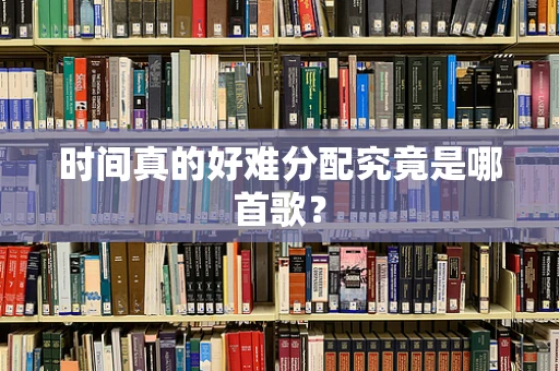 时间真的好难分配究竟是哪首歌？