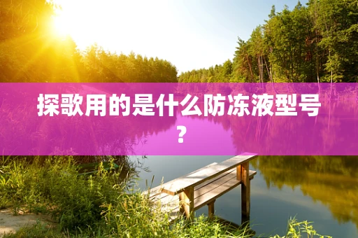 探歌用的是什么防冻液型号？