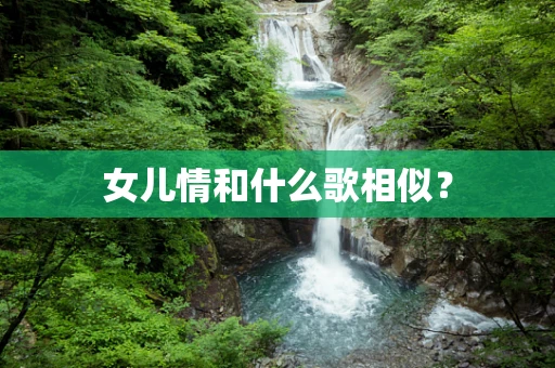 女儿情和什么歌相似？