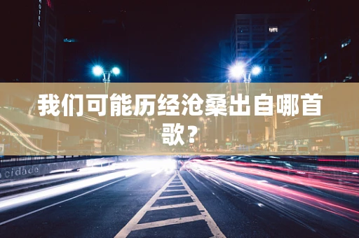 我们可能历经沧桑出自哪首歌？