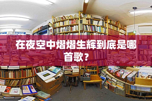 在夜空中熠熠生辉到底是哪首歌？
