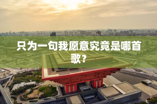 只为一句我愿意究竟是哪首歌？