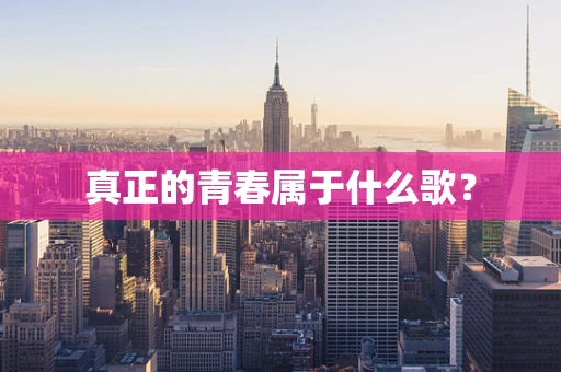 真正的青春属于什么歌？