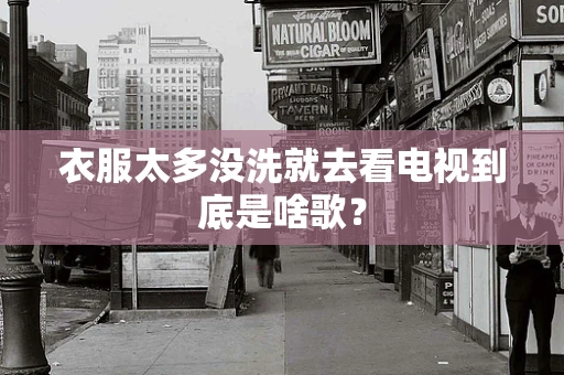 衣服太多没洗就去看电视到底是啥歌？