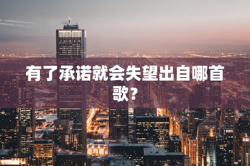 有了承诺就会失望出自哪首歌？
