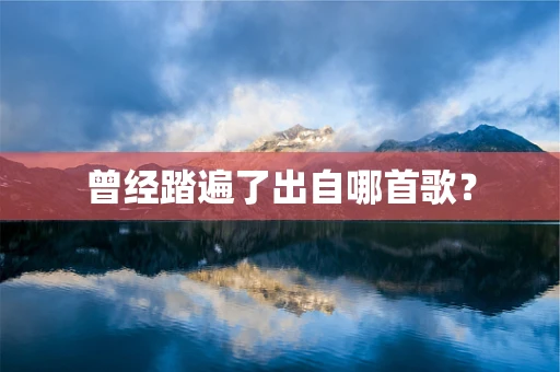 曾经踏遍了出自哪首歌？