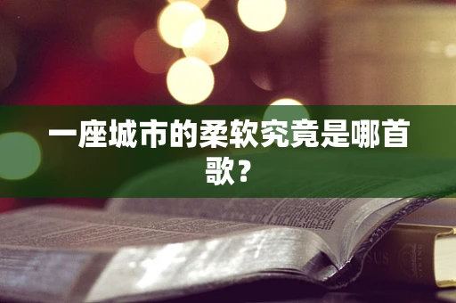 一座城市的柔软究竟是哪首歌？