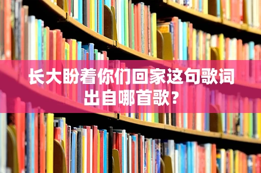 长大盼着你们回家这句歌词出自哪首歌？