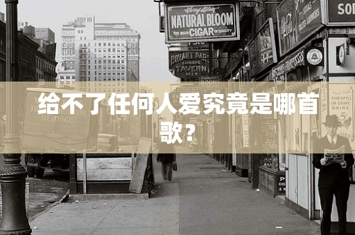 给不了任何人爱究竟是哪首歌？