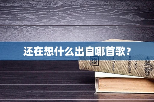 还在想什么出自哪首歌？