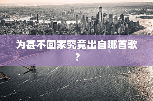 为甚不回家究竟出自哪首歌？