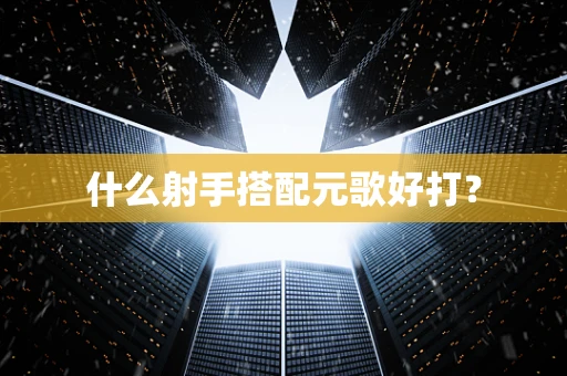 什么射手搭配元歌好打？