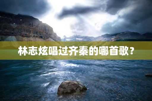 林志炫唱过齐秦的哪首歌？