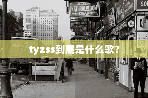 tyzss到底是什么歌？