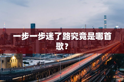 一步一步迷了路究竟是哪首歌？