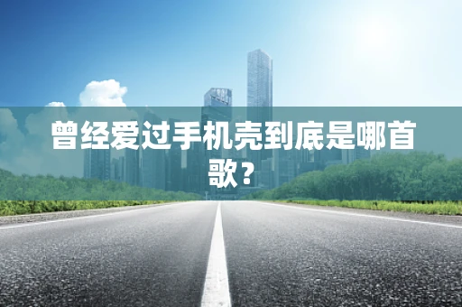 曾经爱过手机壳到底是哪首歌？
