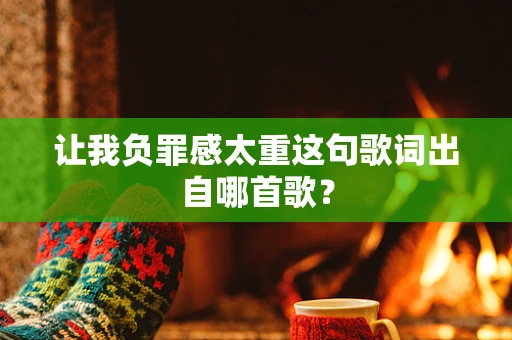 让我负罪感太重这句歌词出自哪首歌？