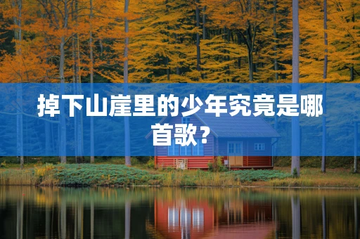 掉下山崖里的少年究竟是哪首歌？