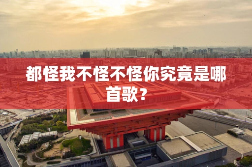 都怪我不怪不怪你究竟是哪首歌？