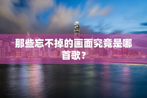 那些忘不掉的画面究竟是哪首歌？