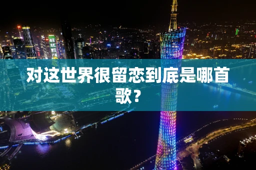 对这世界很留恋到底是哪首歌？