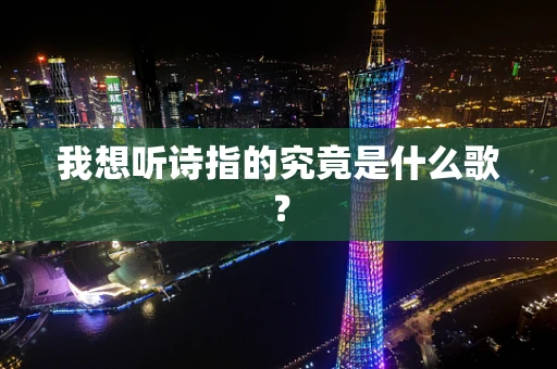 我想听诗指的究竟是什么歌？