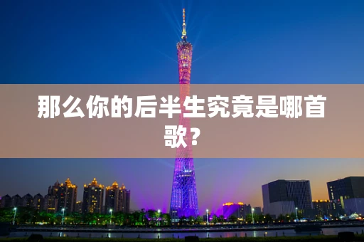 那么你的后半生究竟是哪首歌？
