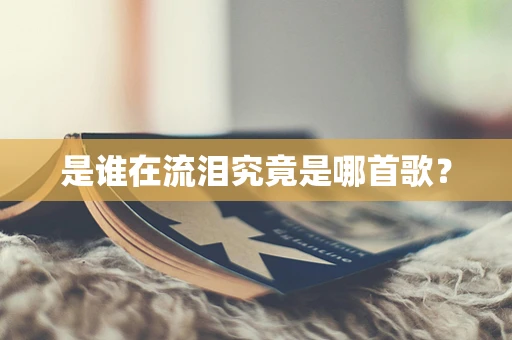 是谁在流泪究竟是哪首歌？