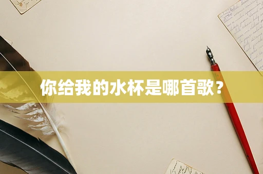 你给我的水杯是哪首歌？