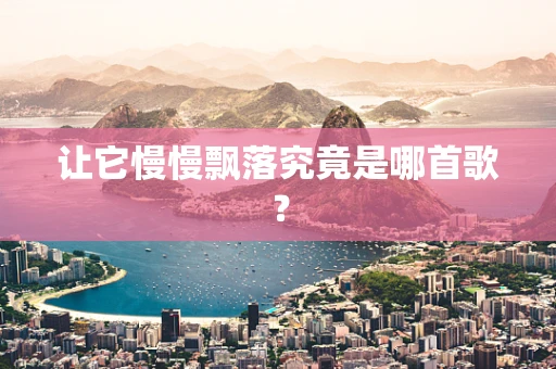 让它慢慢飘落究竟是哪首歌？