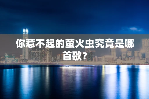 你惹不起的萤火虫究竟是哪首歌？