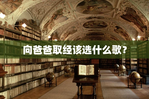 向爸爸取经该选什么歌？
