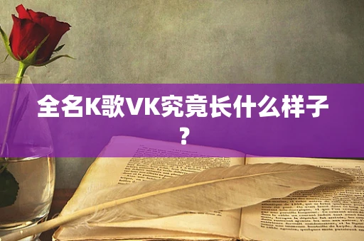 全名K歌VK究竟长什么样子？