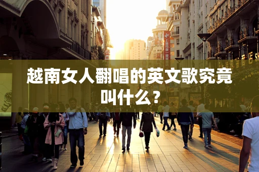 越南女人翻唱的英文歌究竟叫什么？