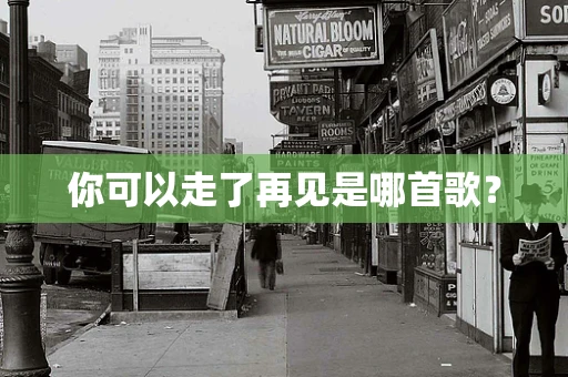 你可以走了再见是哪首歌？