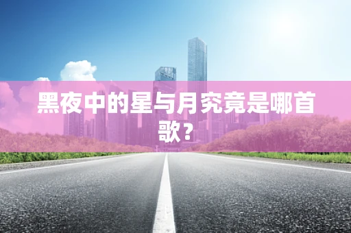 黑夜中的星与月究竟是哪首歌？