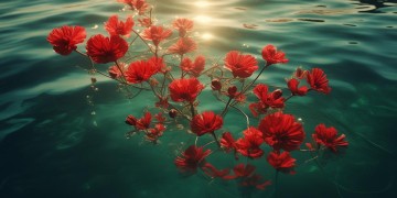 一团红花照碧海究竟出自哪首歌？