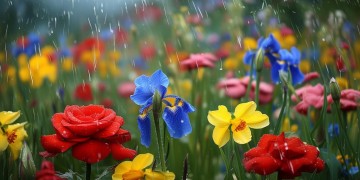 小雨落在花上出自哪首歌？