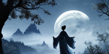 嫦娥亲李白配的是什么歌？