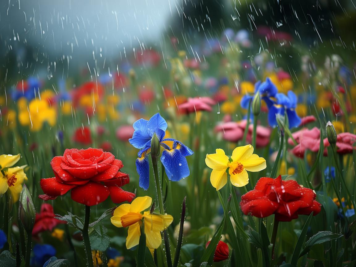小雨落在花上出自哪首歌？